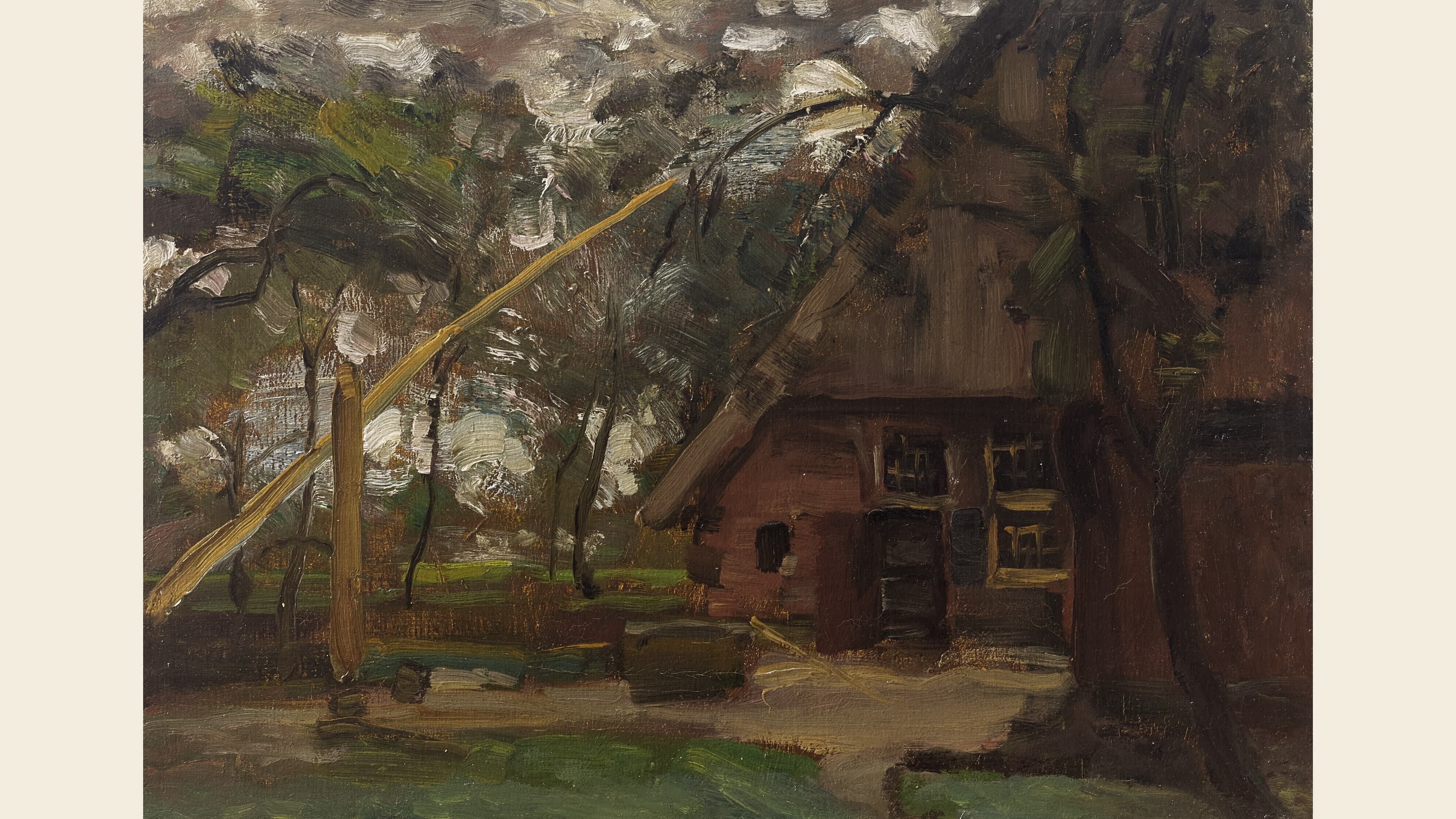 Piet Mondrian, Farm Cottage at Duivendrecht, 1905