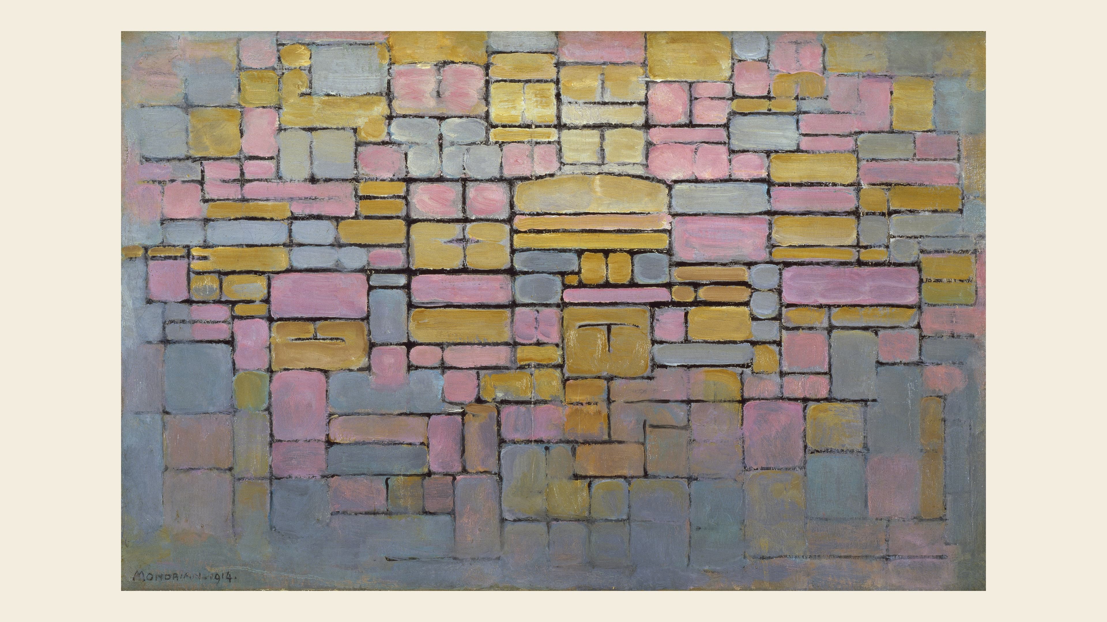 Piet Mondrian, Tableau no. 2 / Composition no. V, 1914
