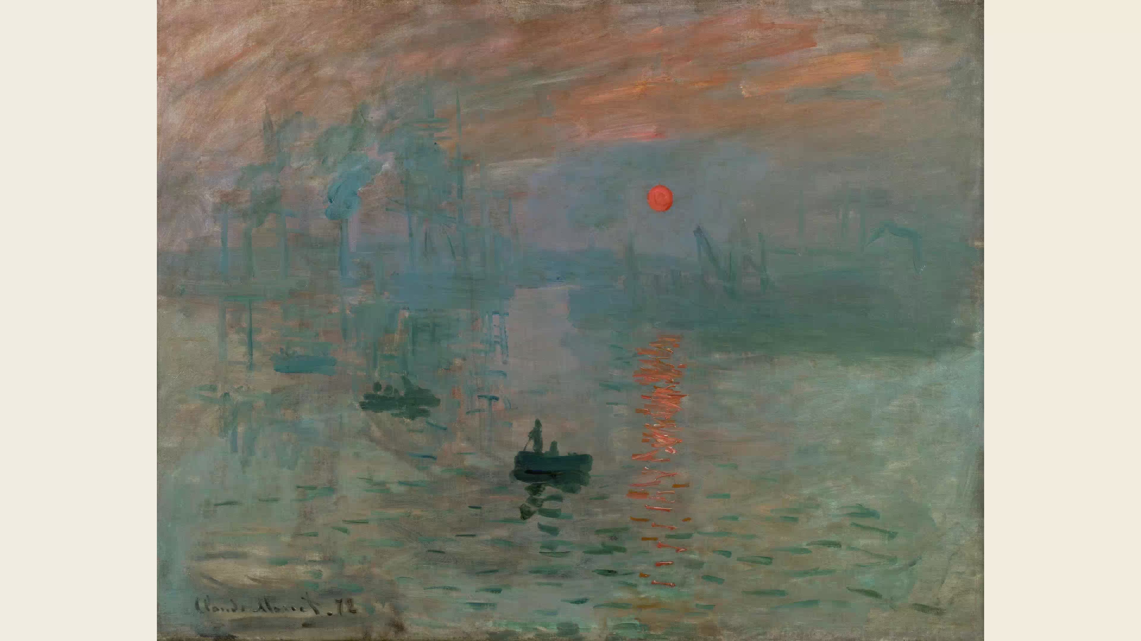 Claude Monet, Impression Sunrise, 1872