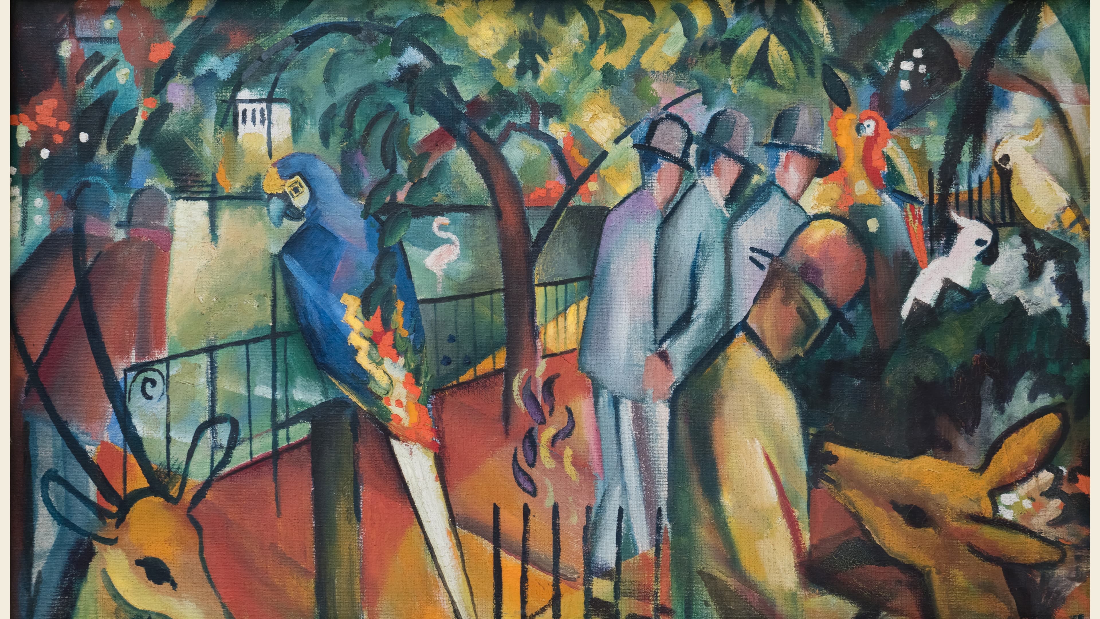August Macke, Zoological Garden I, 1912