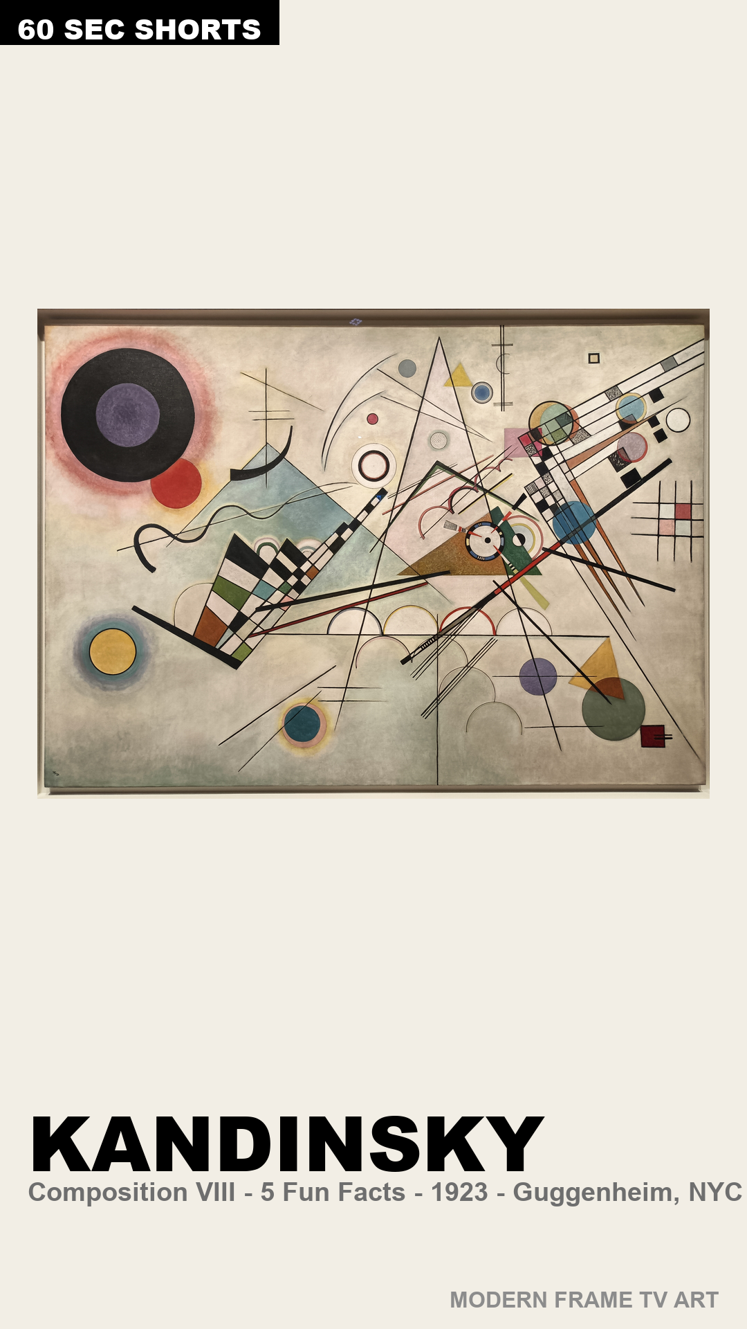 Wassily Kandinsky, Composition VIII YouTube Short thumbnail